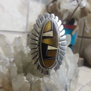 Vtg Navajo Sterling Ring